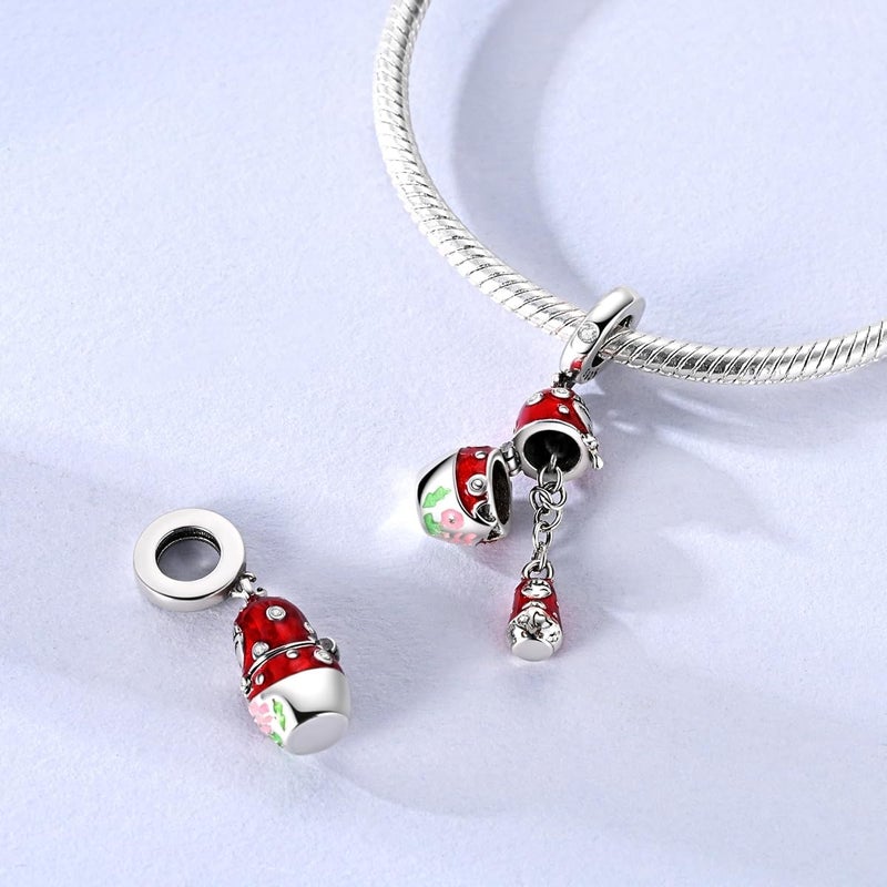 Hapour Store 925 Sterling Silver Charms for Bracelets Necklace European Jewelry Pendant Beads Charm for Women Mom - Image 3